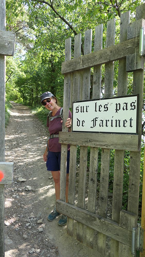 Saillon zur Hängebruecke Farinet